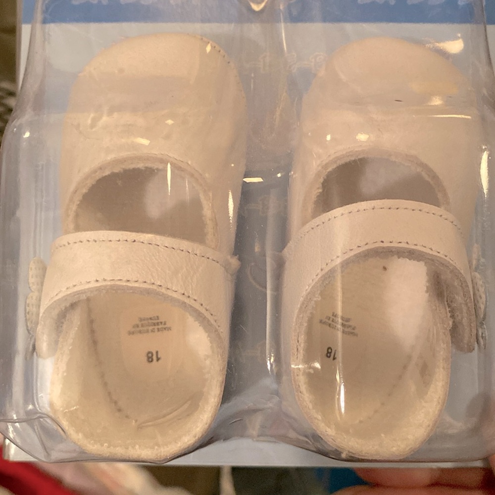 New in package baby shoes size 18 months